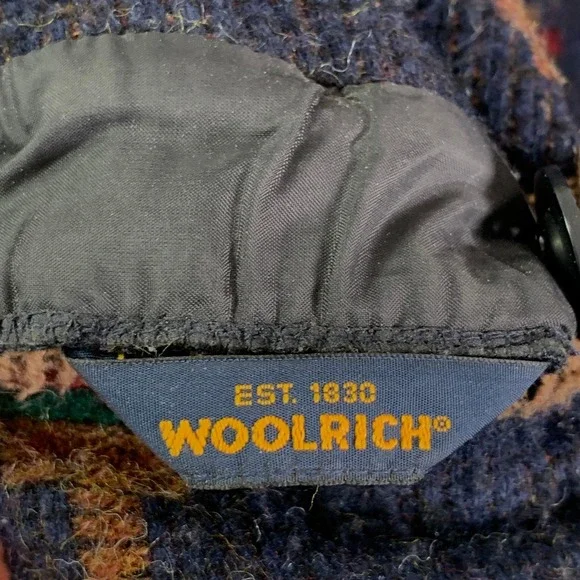 VTG Woolrich Duster Womens 2XL Reversible Southwestern Blanket Tribal Aztec 80's